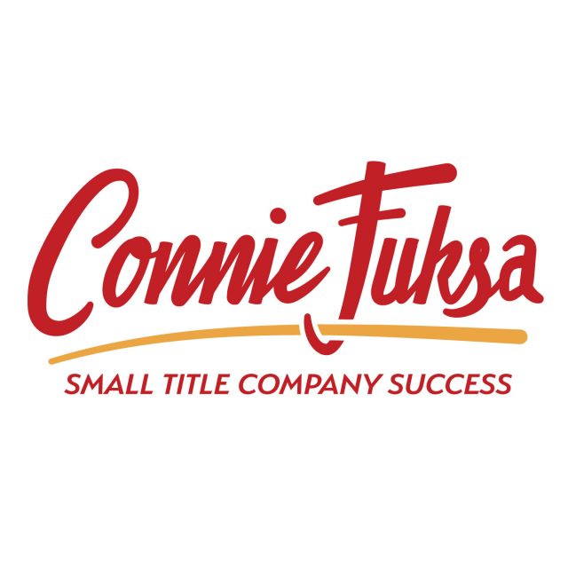A logo for Connie Fuksa, Small Title Company Success