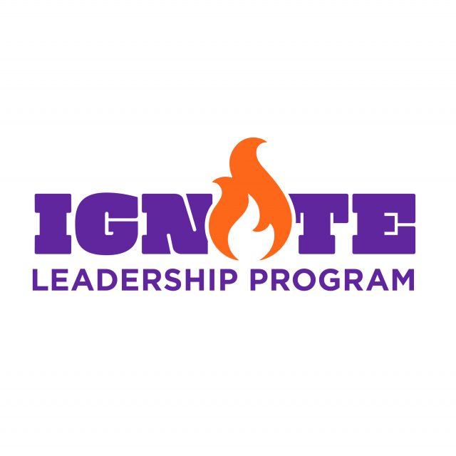 A logo for the IGNiTE Leadership Program